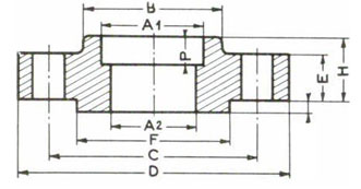 socket welding flanges dimensions